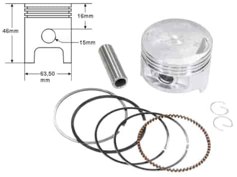 TŁOK ATV 200 CG 63,50mm PIN 15mm LONCIN SHINERAY