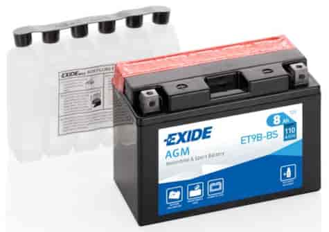 AKUMULATOR EXIDE YT9B-BS / ET9B-BS 8Ah AGM
