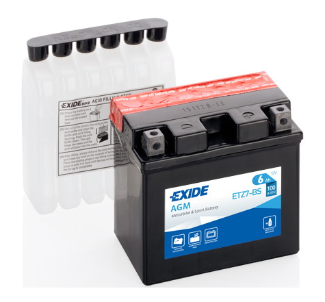 AKUMULATOR EXIDE ETZ7-BS 6Ah YTZ7-BS AGM