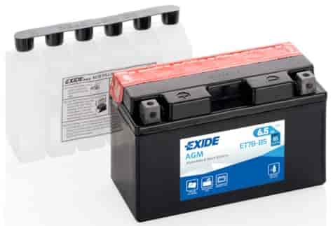 AKUMULATOR EXIDE YT7B-BS / ET7B-BS 6,5Ah AGM