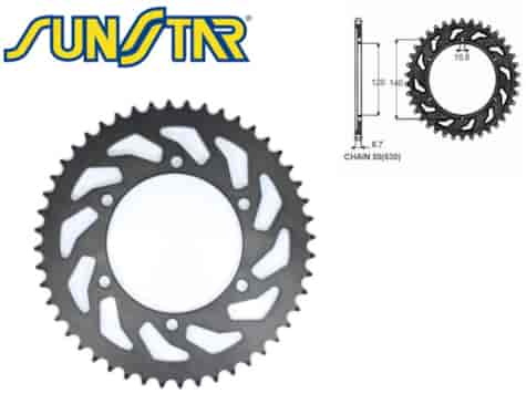 ZĘBATKA TYŁ SUNSTAR STALOWA SUNR1-5526-48