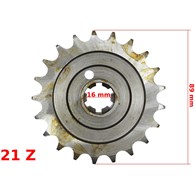 ZĘBATKA PRZÓD MZ ETZ 250 21z DI