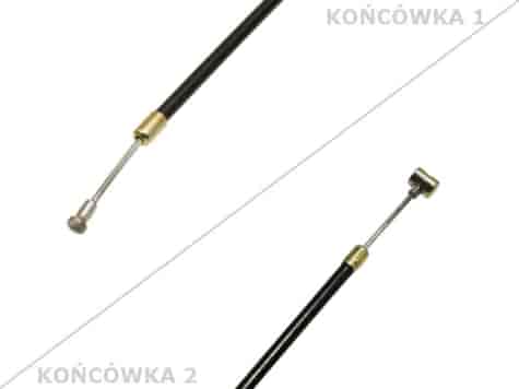 LINKA HAMULCA SIMSON SR50 SR80 CZARNA