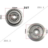 ZĘBATKA TYŁ SIMSON SR50 HUN