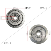 ZĘBATKA TYŁ SIMSON SR50 31z HUN