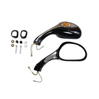 LUSTERKA M10 QY-201 CZARNE Z KIERUNKOWSKAZEM