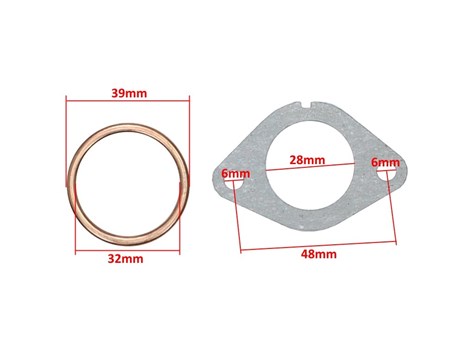 USZCZELKA ATV 200 TŁUMIKA ROB
