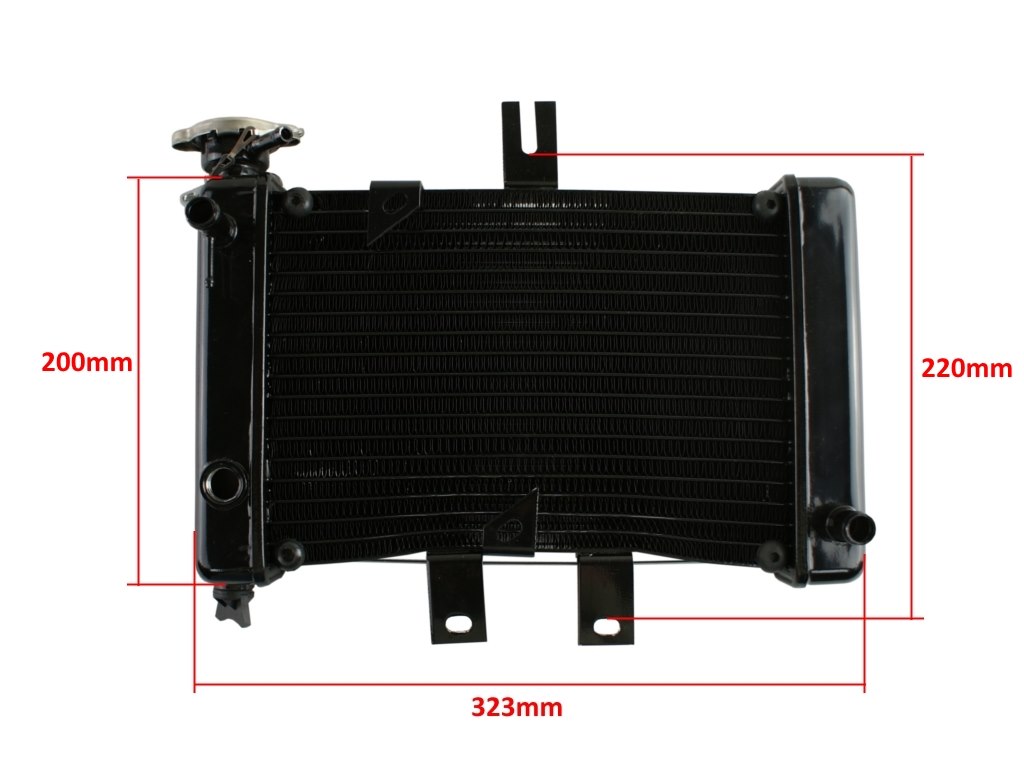 CHŁODNICA WODY ATV 200/250 ROB