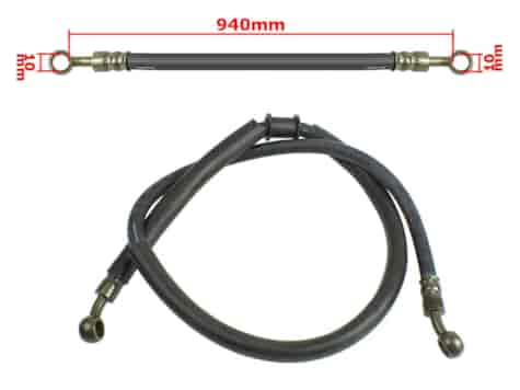 PRZEWÓD HAMULCOWY 940mm GY6 SKUTER KOŁO 12''