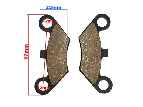 KLOCKI HAMULCOWE ATV 200 LINHAI PRZÓD