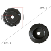 SPRZĘGŁO ROZRUSZNIKA KEEWAY LJ50 2T FI 16mm 15 FREZÓW