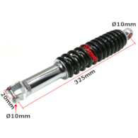AMORTYZATOR GY6 SKUTER KOŁO 12'' CZARNY 325mm
