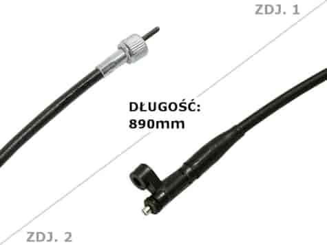 LINKA LICZNIKA GY6-50 PŁETWA Z OCZKIEM PLASTIKOWA 890mm