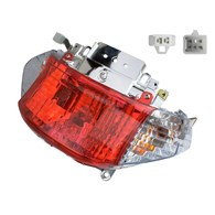 LAMPA TYŁ GY6 SKUTER KOŁO 10'' BIAŁE KIERUNKI