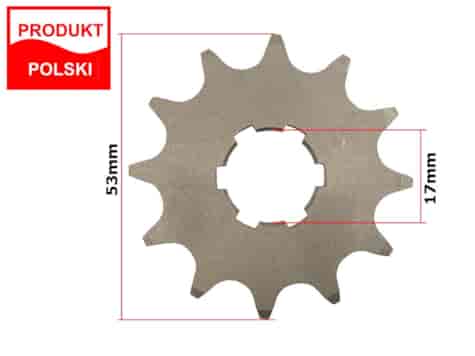 ZĘBATKA PRZÓD JAWA 50 12z