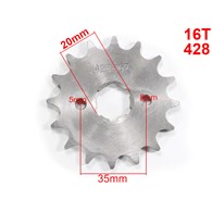 ZĘBATKA PRZÓD 428-16z ATV STREET CG-150 CG-200 ROB