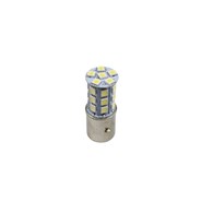ŻARÓWKA 12V 35/35W BA20D 27SMD LED 6000K (BRAK ECE)
