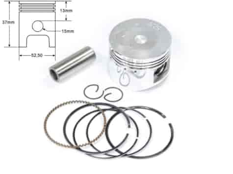 TŁOK GY6 125 52,5mm PIN 15mm STD