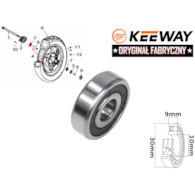 ŁOŻYSKO 6200 2RS KOŁA PRZÓD KEEWAY HURRICANE ORYGINAŁ