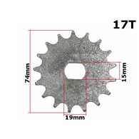 ZĘBATKA PRZÓD SIMSON S51 17z M