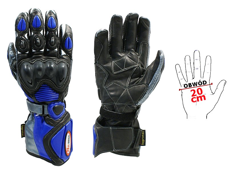 RĘKAWICZKI ART-1666 BLUE S