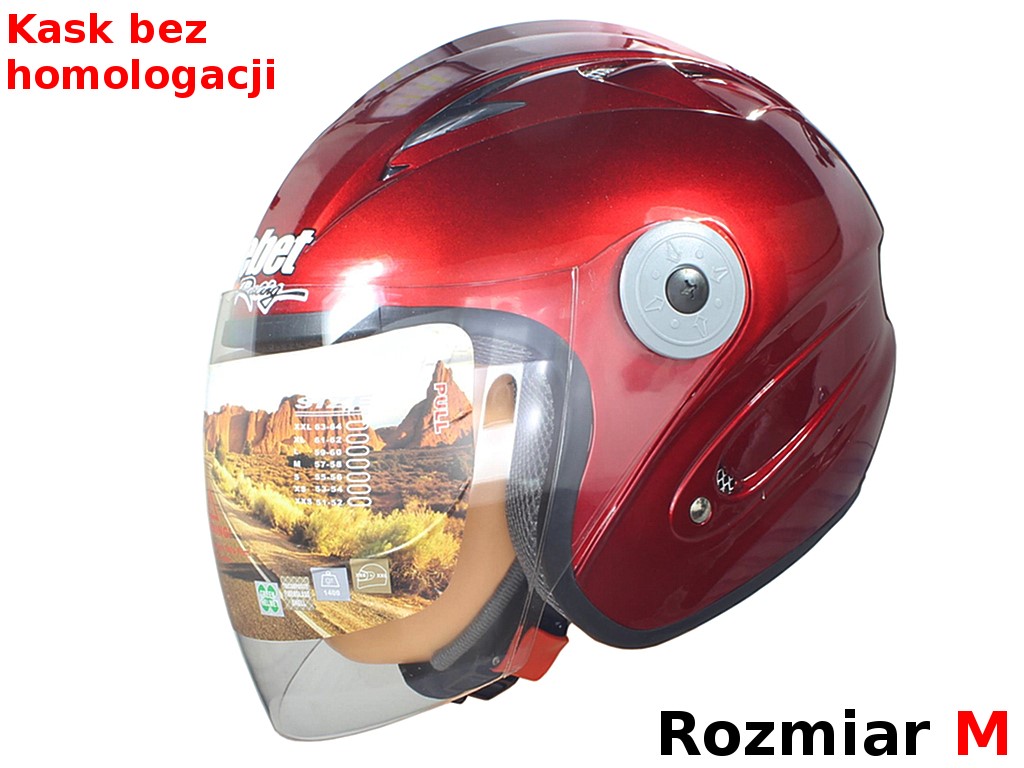 KASK SAFEBET HF-210 BURGUNDY M (BRAK ECE)