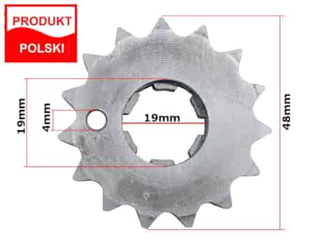 ZĘBATKA ŁAŃCUCHA SPRZĘGŁA MAŁA WSK 175