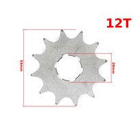 ZĘBATKA PRZÓD WSK 125 12z M