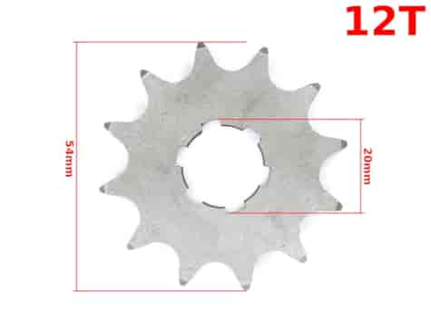 ZĘBATKA PRZÓD WSK 125 12z M