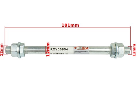 OŚKA KOŁA TYŁ ROMET NA ŁOŻYSKA
