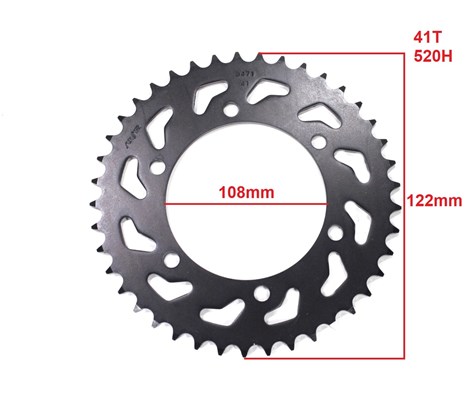 ZĘBATKA TYŁ SUNSTAR STALOWA SUNR1-3471-41