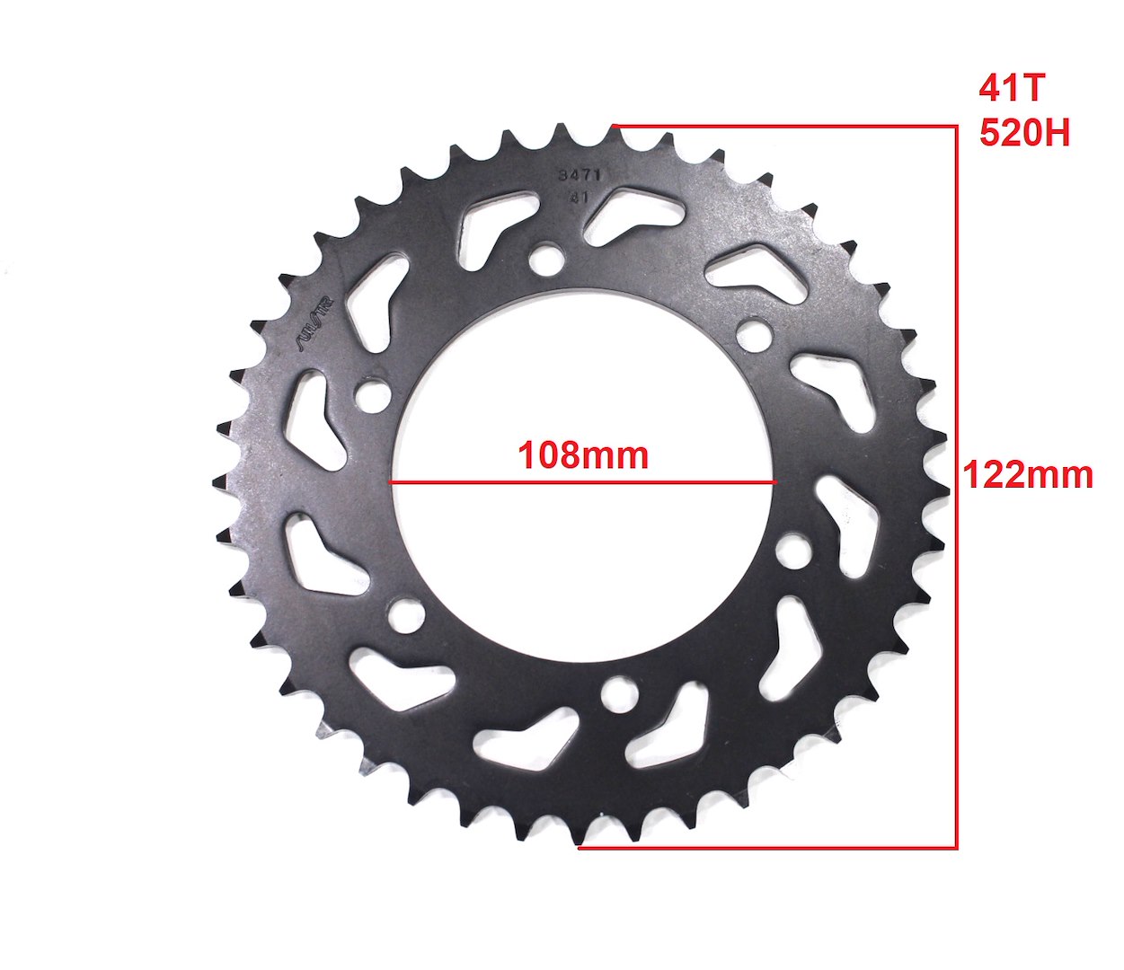 ZĘBATKA TYŁ SUNSTAR STALOWA SUNR1-3471-41