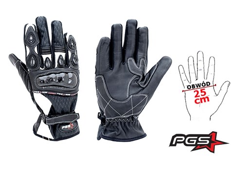RĘKAWICZKI 786-1821 BLACK WHITE XXL