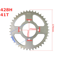 ZĘBATKA TYŁ 428-41z STREET MOTOROWER
