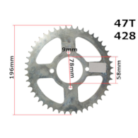ZĘBATKA TYŁ YANKEE 47z 428H M