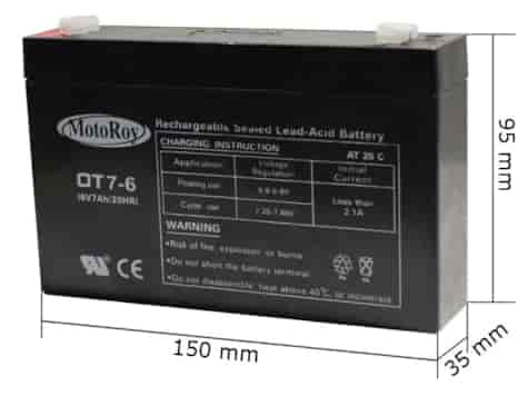 AKUMULATOR OT 7A-6V