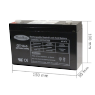AKUMULATOR OT 10A-6V 10Ah