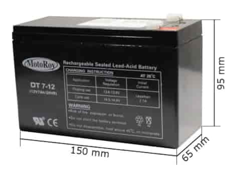 AKUMULATOR OT 7A-12V 7Ah