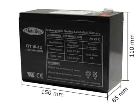 AKUMULATOR OT 10A-12V 10Ah