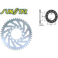 ZĘBATKA TYŁ SUNSTAR STALOWA SUNR1-3356-46