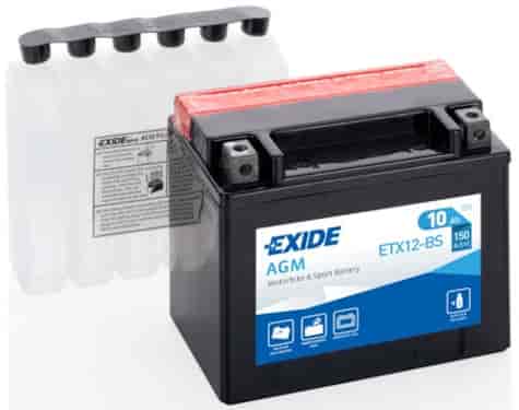 AKUMULATOR EXIDE YTX12-BS / ETX12-BS 10Ah AGM