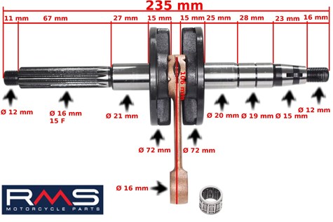 WAŁ KORBOWY MALAGUTI F12 07/10