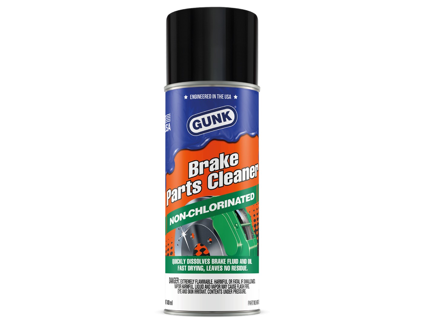 ŚRODEK DO TARCZ HAMULCOWYCH BRAKE CLEANER GUNK 400ml USA