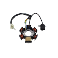 APARAT ZAPŁONOWY STATOR ATV 110/125 6 CEWEK JT SILNIK POZIOMY Z OZNACZENIEM 139FMB, 147FMD, 152FMH, 154FMI WYSTĘPUJĄCY W ATV CHIŃSKIE QUADY, MOTOROWERY STREET, CROSS, CZOPER