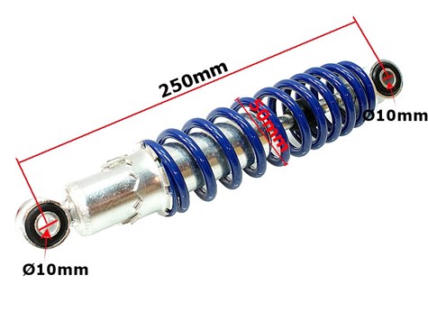 AMORTYZATOR PRZÓD ATV 110/125 NIEBIESKI HB