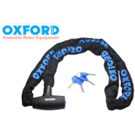 BLOKADA ZABEZPIECZENIE PRZECIWKRADZIEŻOWE OXFORD ŁAŃCUCH GP CHAIN LOCK DŁUGOŚĆ 1,5 METRA Z ZAPIĘCIEM, ŚREDNICA OCZKA 8mm