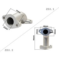 KRÓCIEC GAŹNIKA ATV 110/125 H-96mm FI 22mm ROB