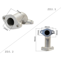KRÓCIEC GAŹNIKA ATV 110/125 H-96mm FI 22mm ROB