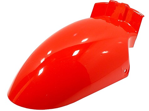 PLASTIK BŁOTNIK PRZEDNI - TYLNA CZĘŚĆ CARAVE CZERWONY