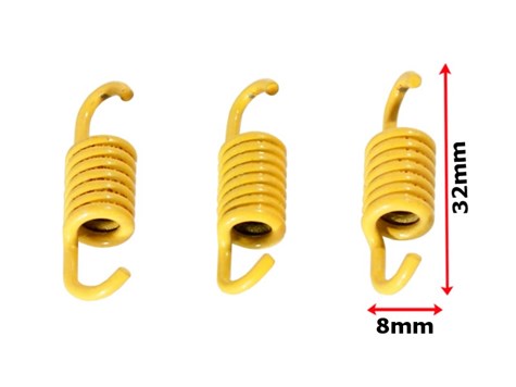 SPRĘŻYNY SZCZĘK SPRZĘGŁA GY-6 TUNING ŻÓŁTE